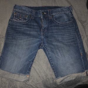 Pair of true religion jean shorts